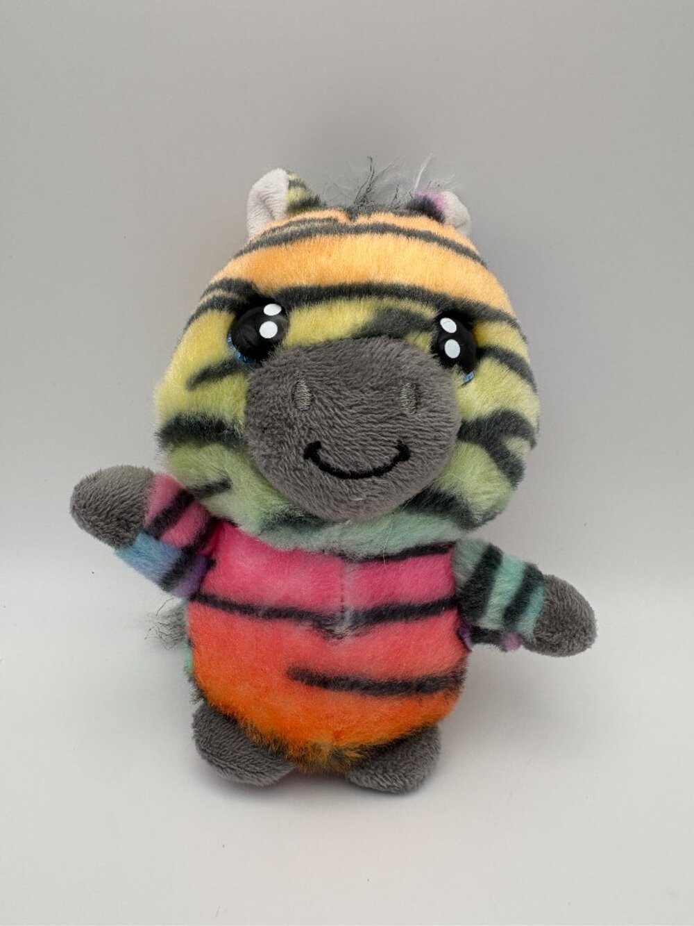 Jazwares Russ Lil Peepers Rainbow Zebra Wave 1 4” 2024 Stuffie (SKU: 847TO)
